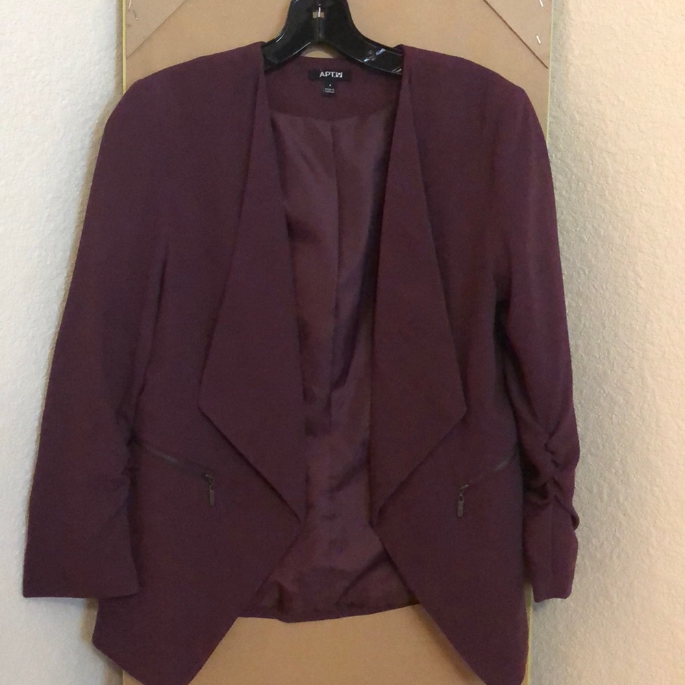 Grape color blazer